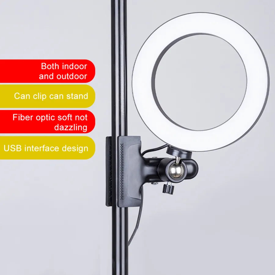 Compatible with Apple, Selfie photography tripod desktop stand fill light