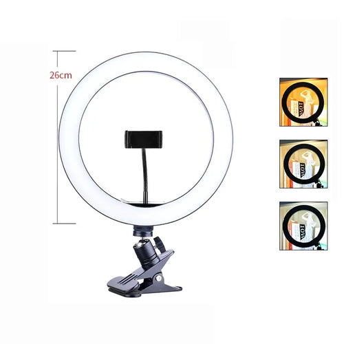 Compatible with Apple, Selfie photography tripod desktop stand fill light